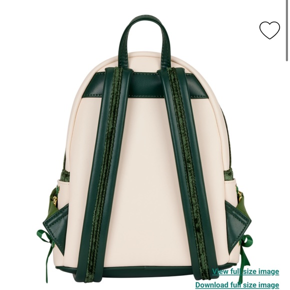 Loungefly Peter Pan Tinker Bell Exclusive Floral Mini Backpack main image 9